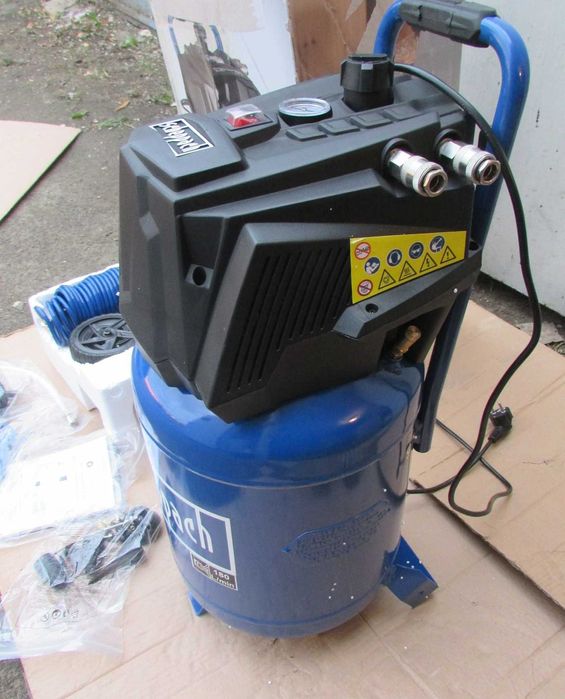 Вертикальний безмасляний компресор Scheppach 30L 10 бар (з Німеччини)