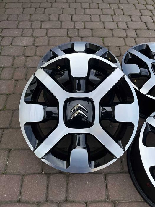 Oryginalne alufelgi Citroen OE C4 CACTUS 4x108 17 cali BICOLOR