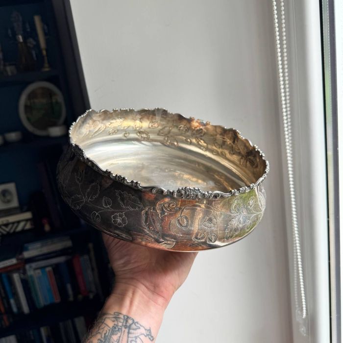 Owocarka/Patera Srebro p.800 Włochy pierwsza połowa XX wieku