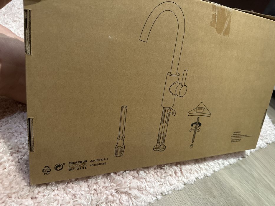 Золотий змішувач НОВИЙ колір латуні економний ікеа