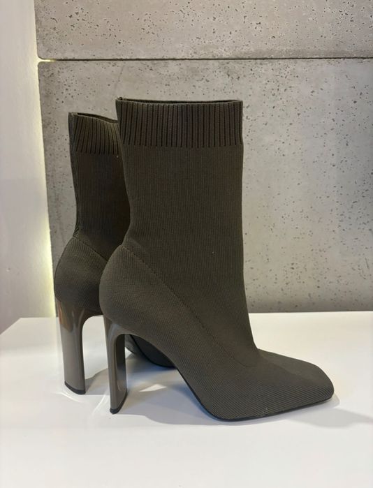 botki na obcasie Zara