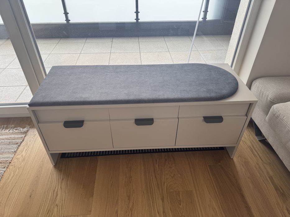 Nowa szafka na buty z siedziskiem ławka „górna półka”