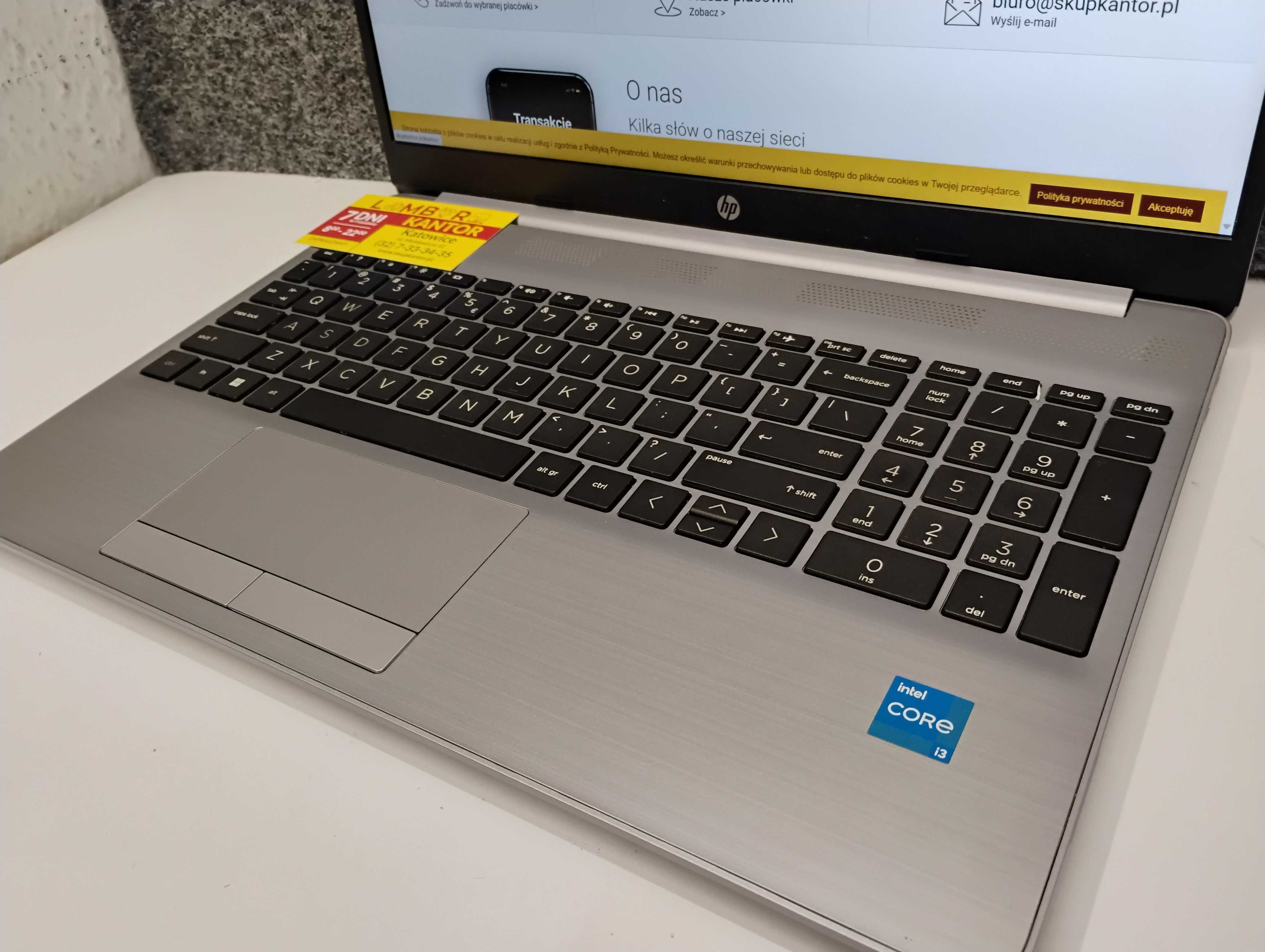 [1351/25] Laptop HP 250 G9 I3-1215U 8GB 256GBSSD UHD Graph. Win 11