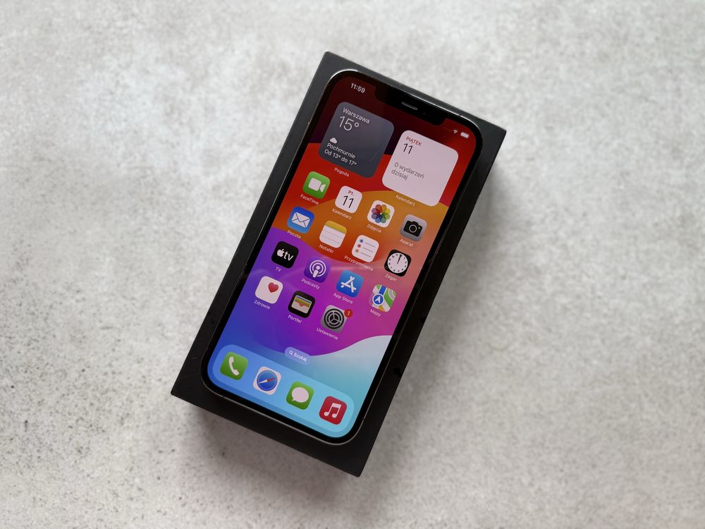 iPhone 12 PRO Max 512GB komplet oraz konsola BackBone w zestawie GREY