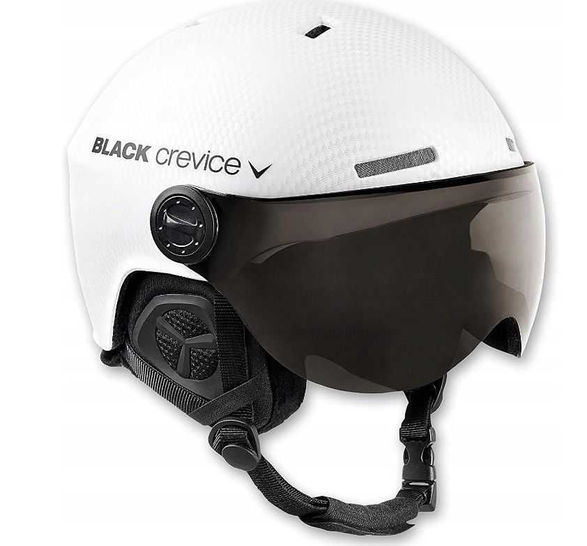 Kask Narciarski Black Crevice Gstaad M/L 58-61 cm biały (T)