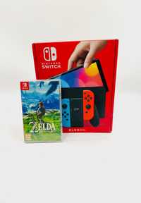 Nintendo Switch Oled, Nowe + Zelda, Gwarancja, Warszawa