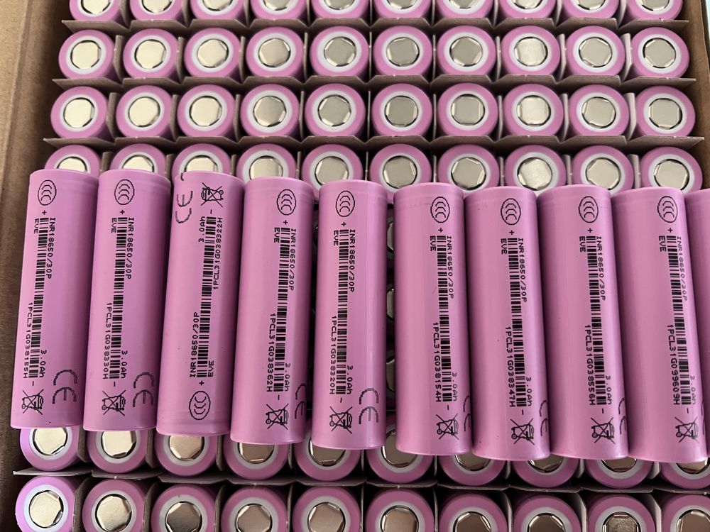 EVE INR18650-30P 3000mAh - 30A  Високострумові!!!