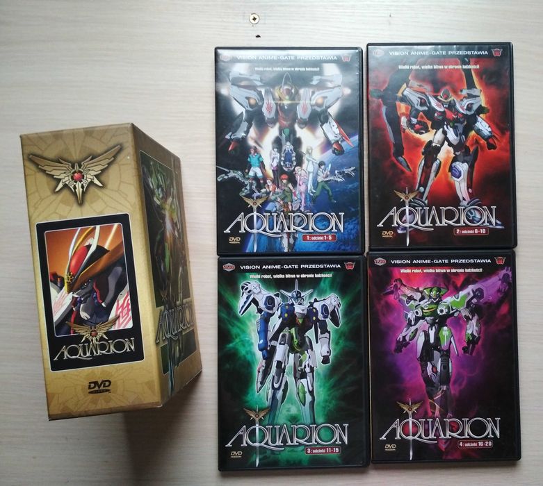 4xdvd serial anime Aquarion + box