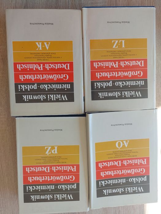 Wielki słownik Polsko niemiecki, niemiecki polski, cena za calosc