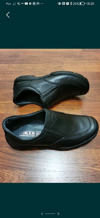 Skórzane Wsuwane Buty Męskie Joker Lekkie Wygodne Comfort