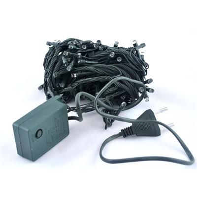 Lampki choinkowe LED 100 niebieskie 10m program