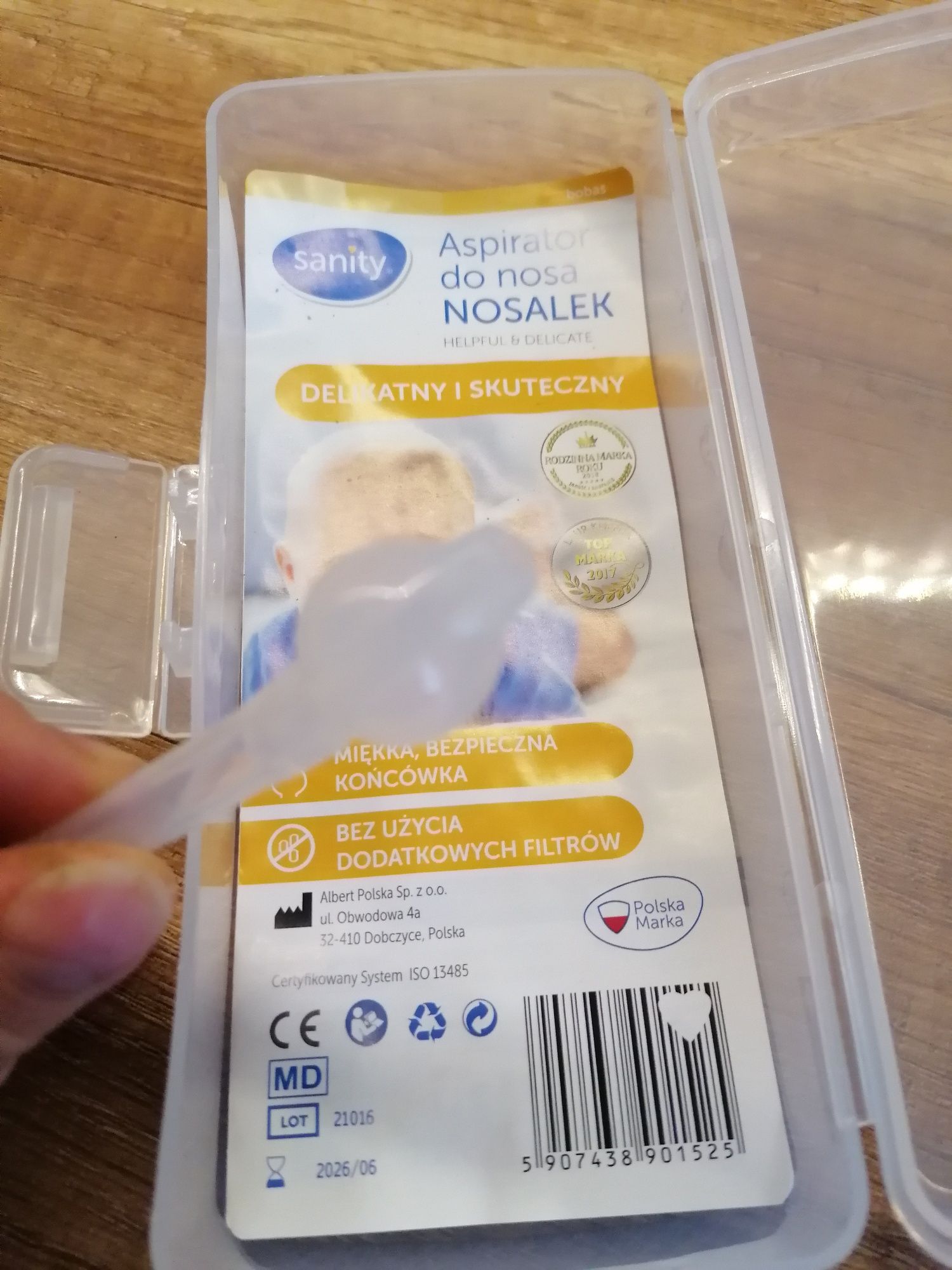 Aspirator do nosa nosalek Sanity