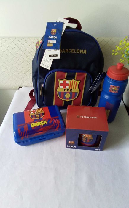 FC Barcelona Pepco plecak kubek bidon lunchbox
