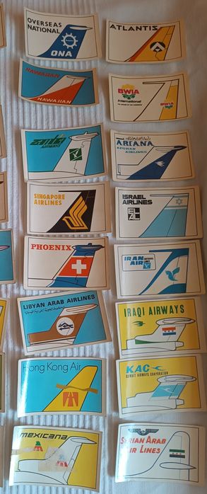Companhias Aéreas. Gelados Olá. Anos 70