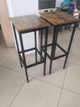 Hoker Hokery 2 sztuki krzesła vintage loft