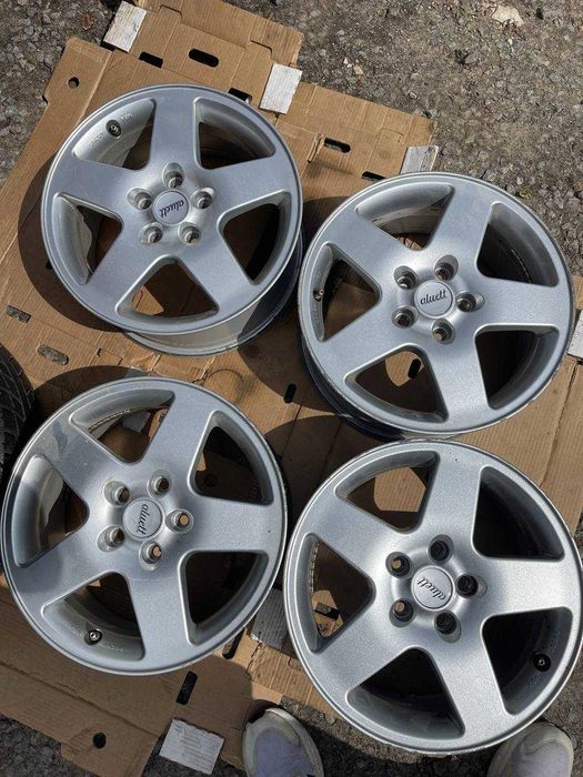 Alufelgi aluett R16 5x112 goodyear 165/65/15 kleber 205/55/16