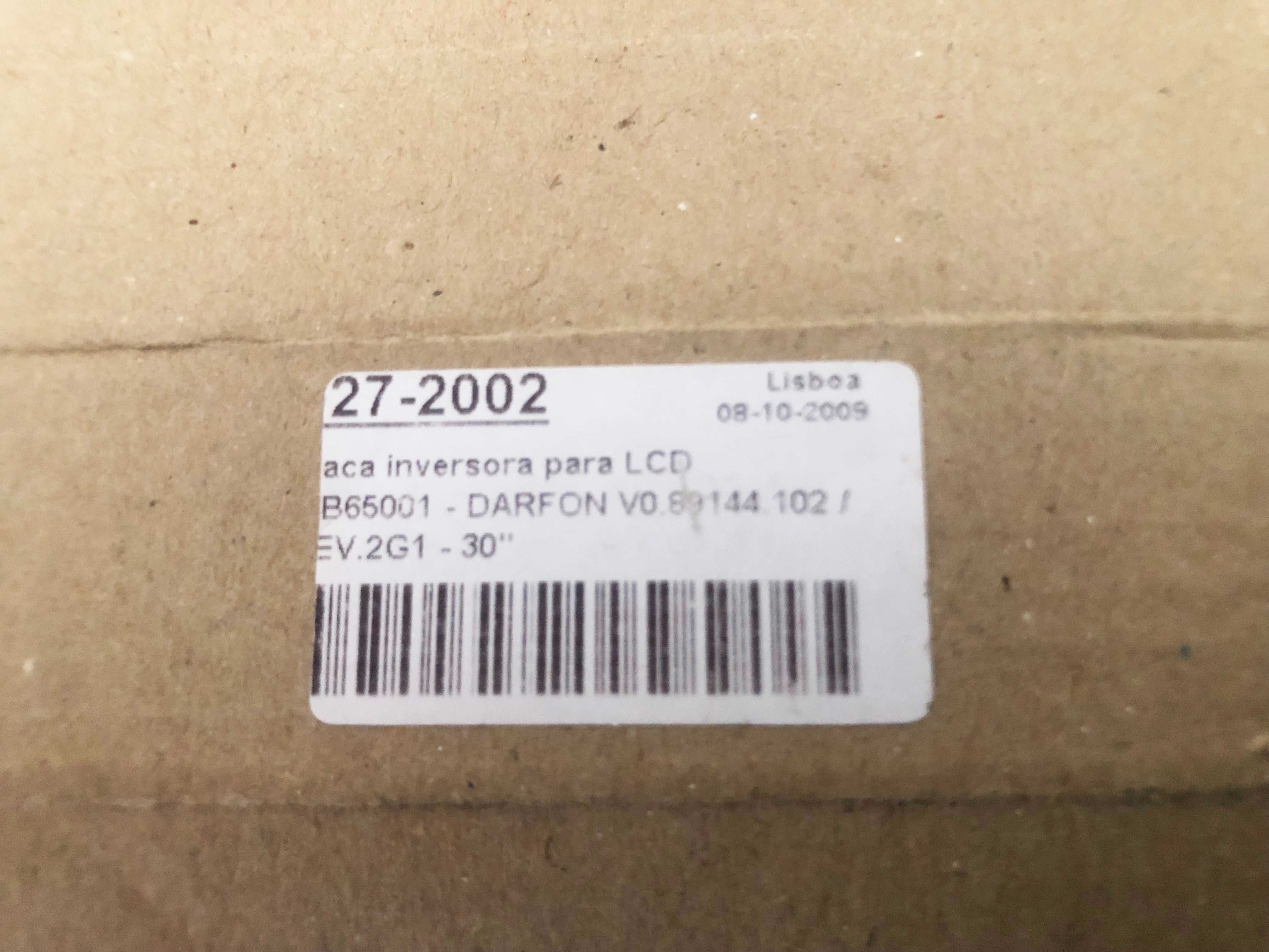 Placa inversora LCD IVB65001 - DARFON V0.89144.102 / REV.2G1 - 30"
