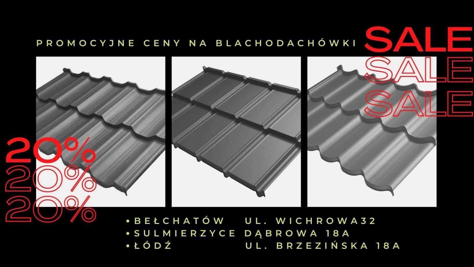 Blachodachówka modułowa, cięta na wymiar i płaska