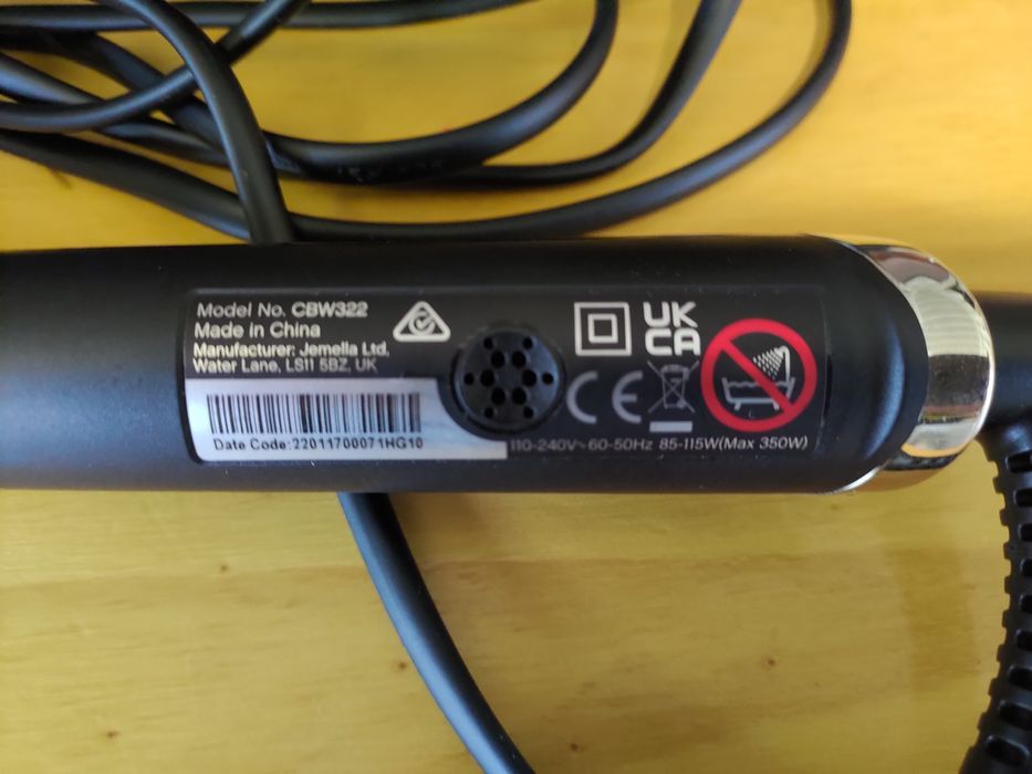 Escova de cabelo eléctrica