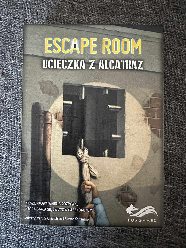Gra logiczna Escape Room, ucieczka z Alcatraz