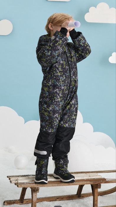 Утеплений зимовий комбінезон 128розмір