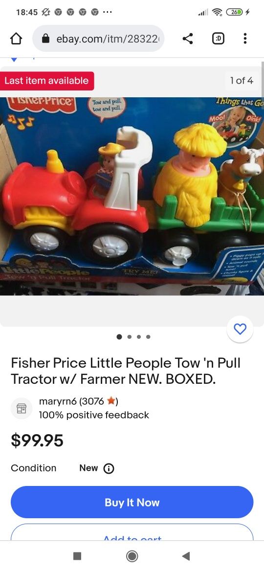 Музичний трактор Fisher price little people Chicco пірамідка Мозаїка