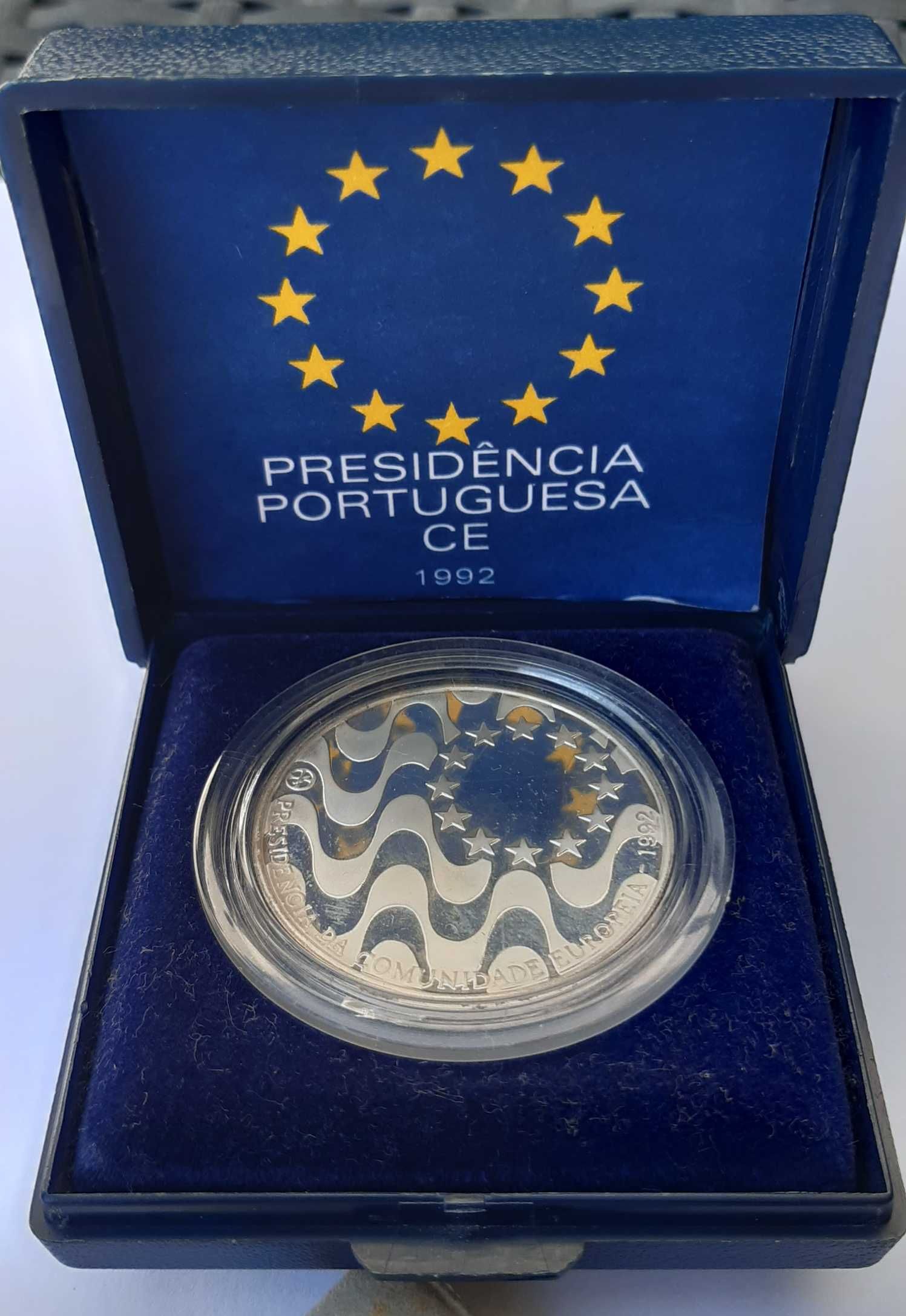 Prata Proof 200$00 Presidência Portuguesa CE 1992