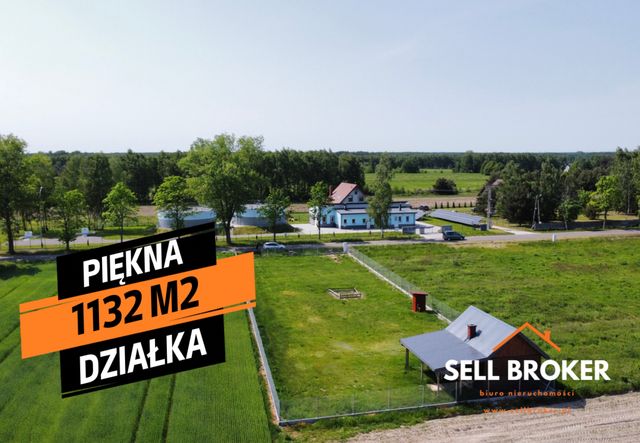 Działka budowlana 1305 m2! Ogrodzona / MEDIA