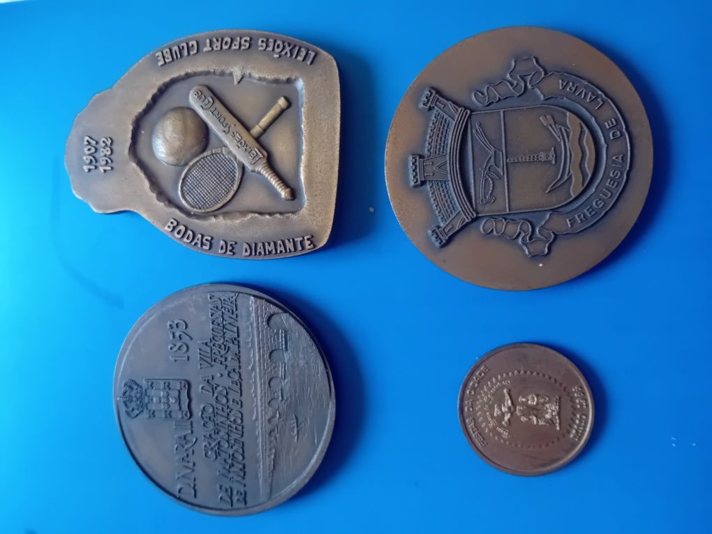 Medalhas em bronze