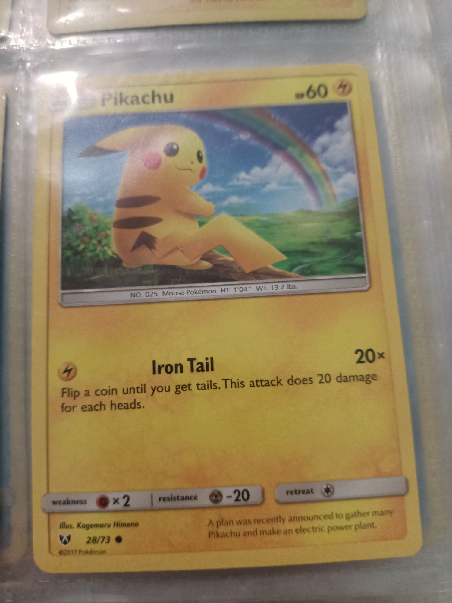 Karta pokemon pikachu