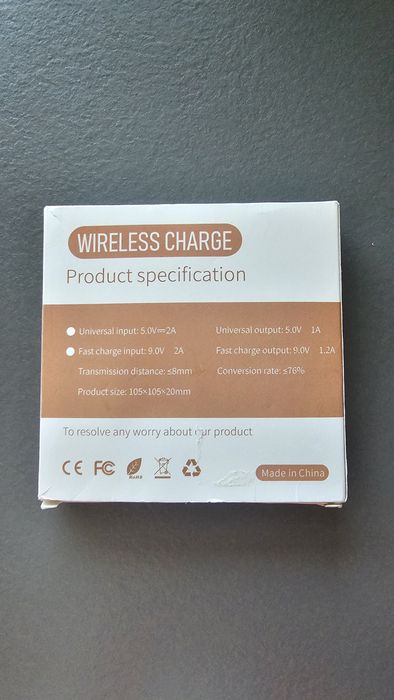 Bezprzewodowa ladowarka