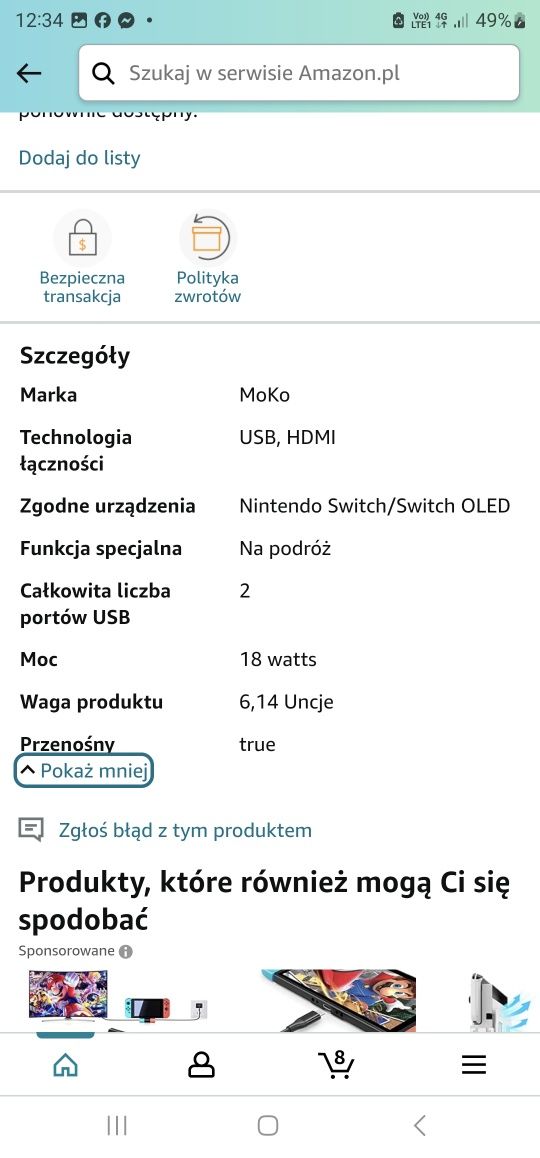 Stacją dokująca Nowa bardzo solidna