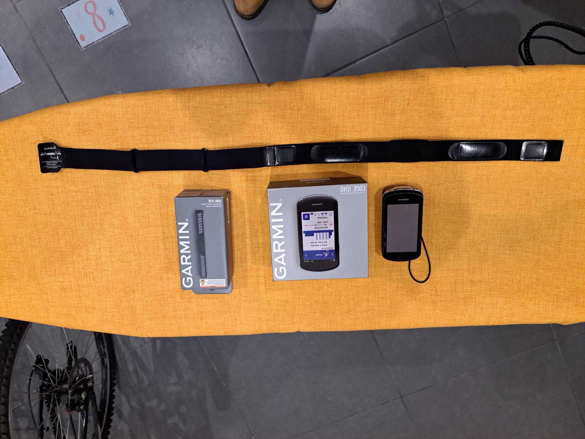Garmin edge 1040 + banda cardiaca HMR
