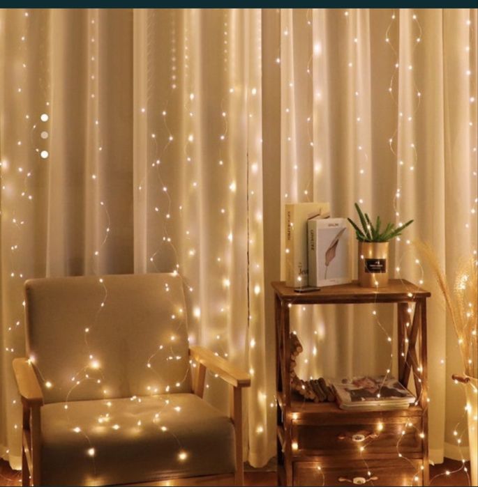 Гірлянда Штора на вікно 3х3 м 300LED USB