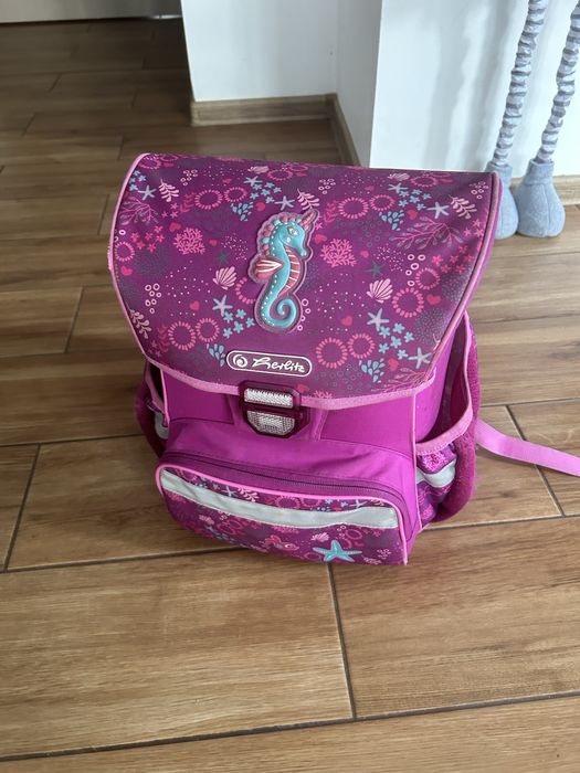 Plecak tornister Herlitz z workiem na buty i piornikiem. Klasa 1-3