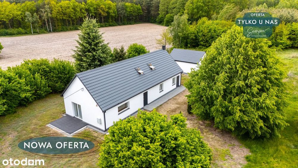 Piękny dom w stylu skandynawskim z antresolą