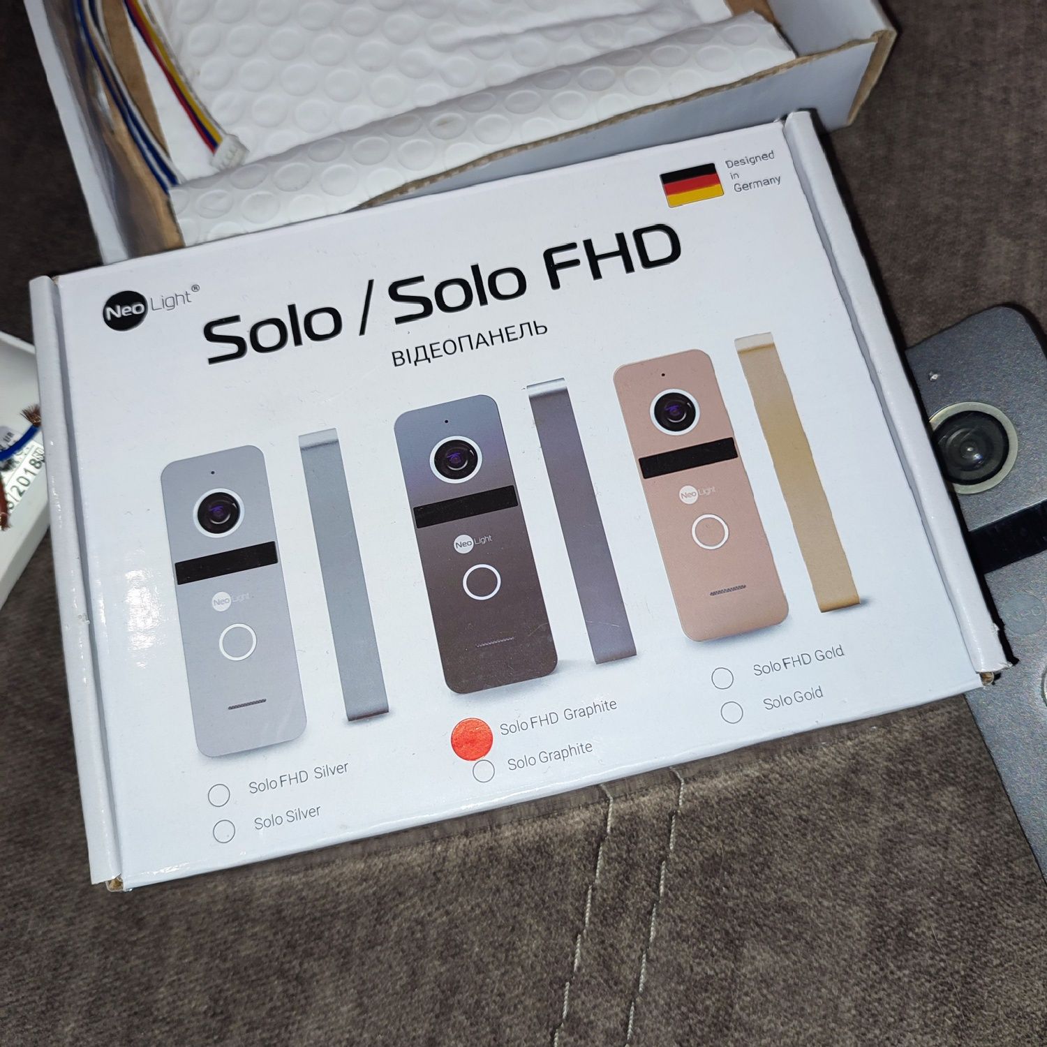 Видеодомофон Neolight TETTA+ и панель Solo FHD