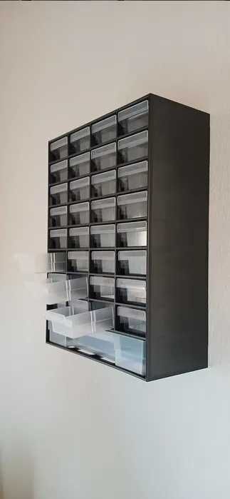 Organizer warsztatowy szafka modułowa 33 szufladki 415x305x135mm