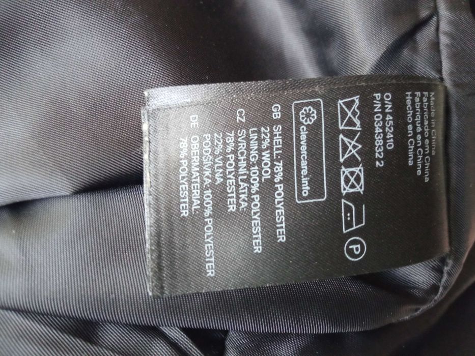 H&M męska kurtka zimowa melanż r L