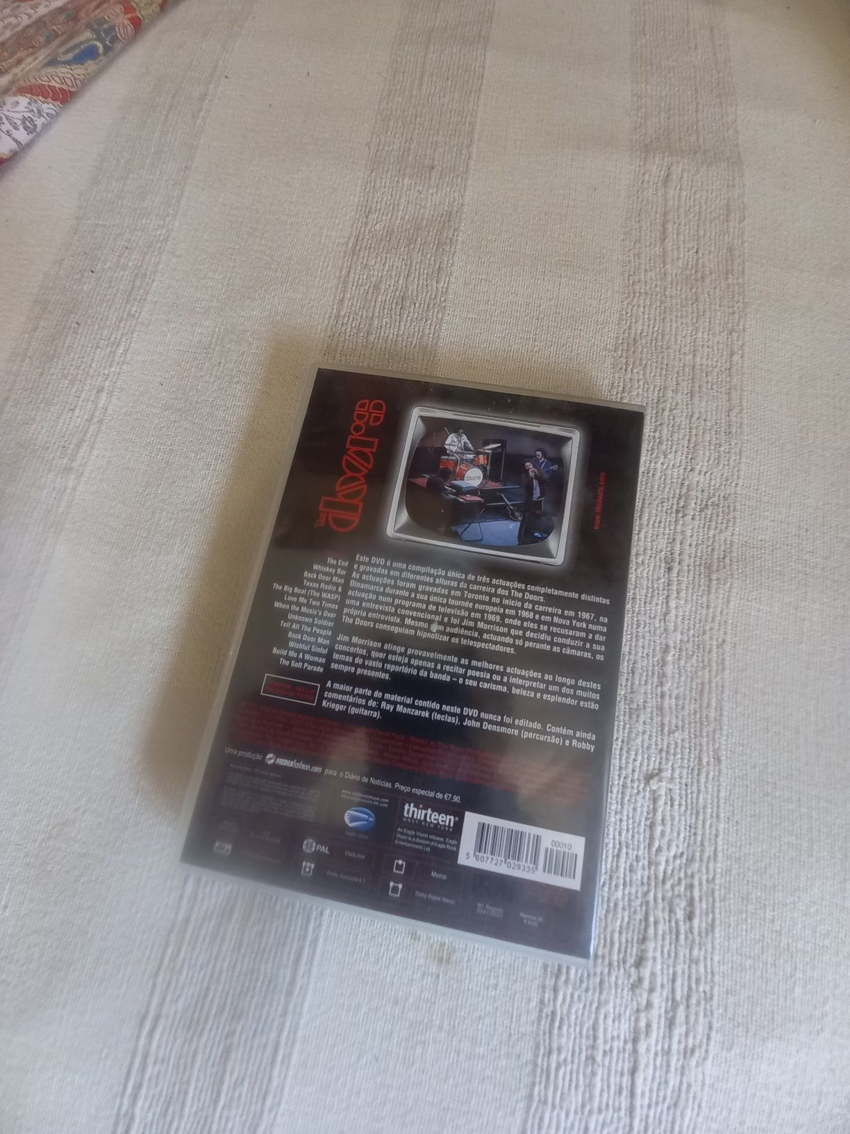 Dvd The Doors com atuações ao vivo