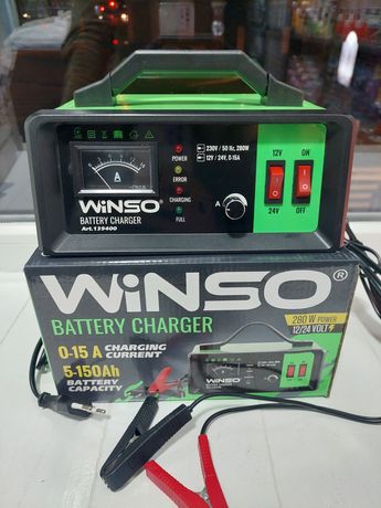 Зарядное устройство для АКБ WINSO 12-24в max15A до 150Ah 139400