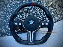 Карбон М руль + (ОРИГИНАЛ airbag, подогрев, вибро) БМВ Ф30 Ф15 Ф25 Ф10