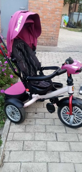 Дитячий велосипед з ручкою