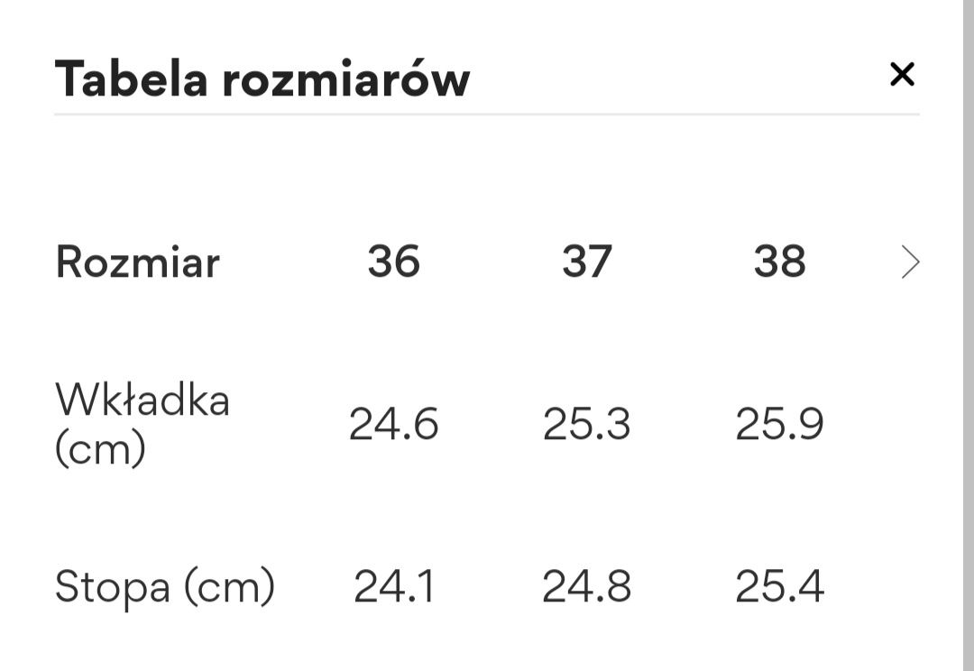 CCC Czarne czółenka bez pięty na pasek 37