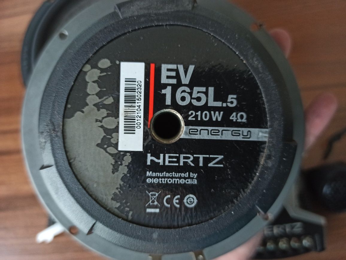 Аккустика двухкомпонентнаяHertz EV 165L.5

210W 40

energy

HERTZ