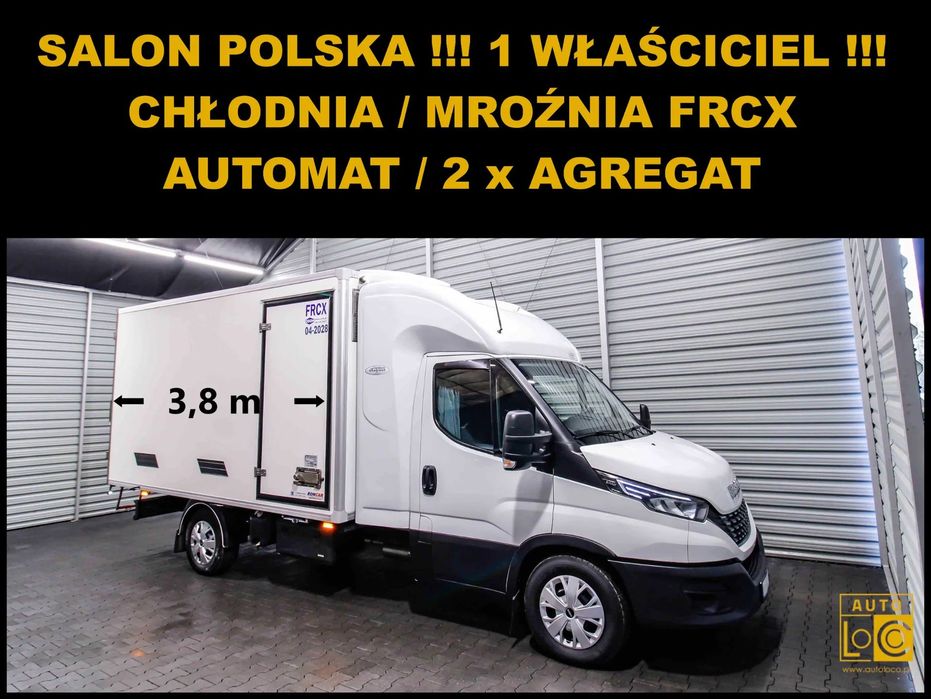 Iveco DAILY  KONTENER/MROŹNIA FRCX +/-25 + 2xAgregat BI temp.+ 230V + POLSKA !!