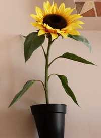 Słonecznik jak żywy, realistyczny sztuczny kwiat