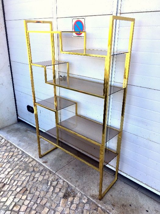 Estante dupla vintage 102comp X 35.5prof X 170alt.