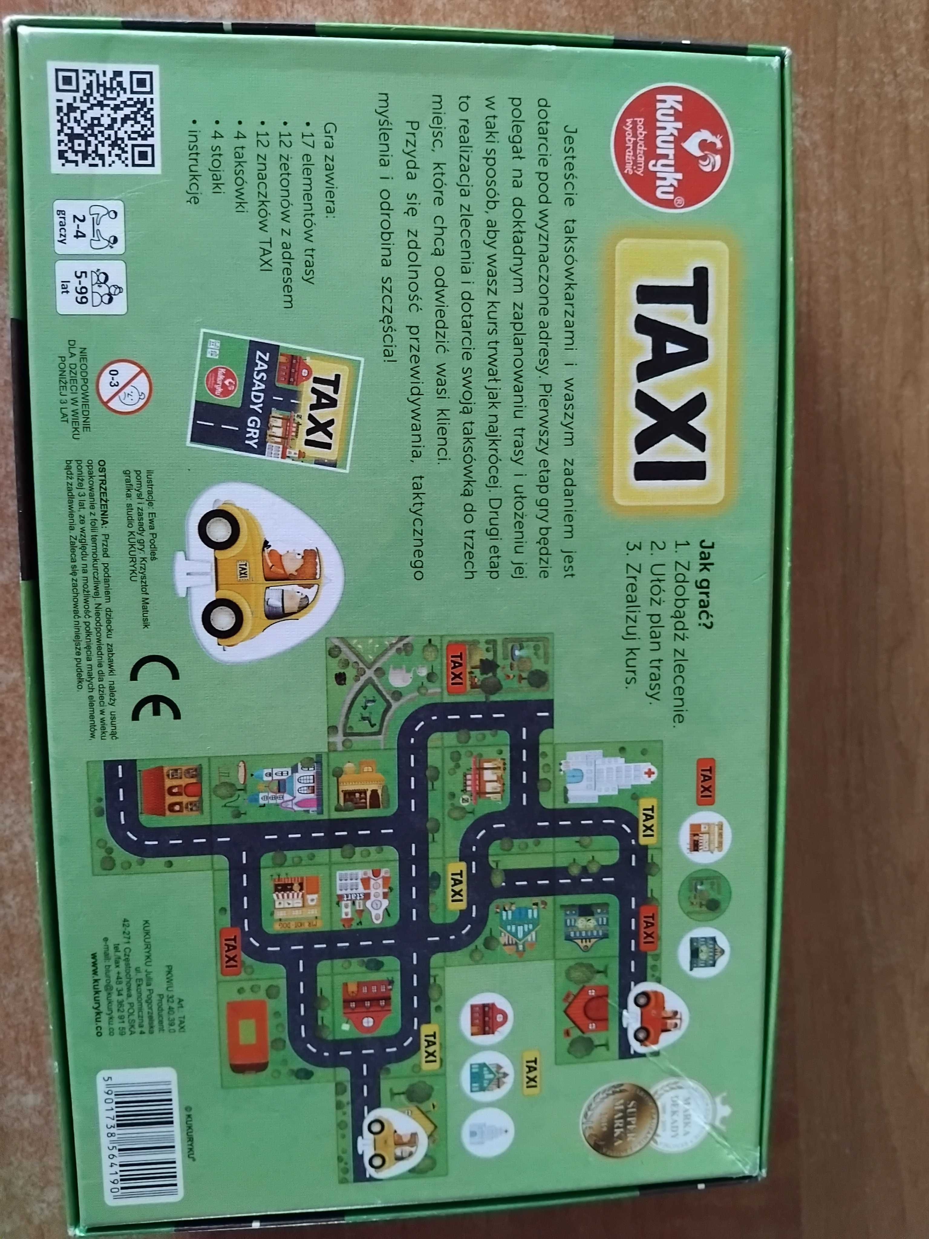 TAXI strategiczna gra planszowa