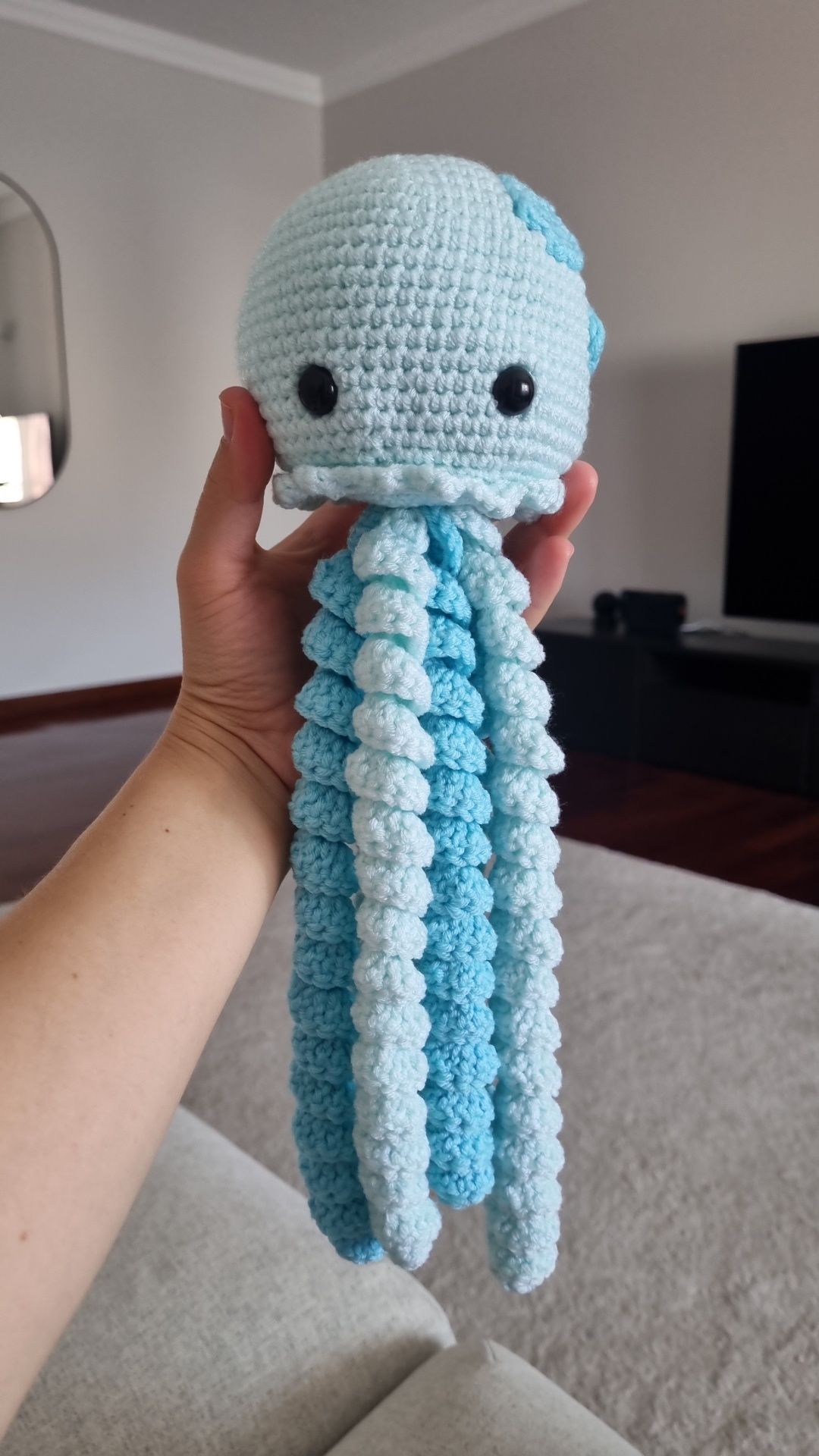Polvo de amigurumi